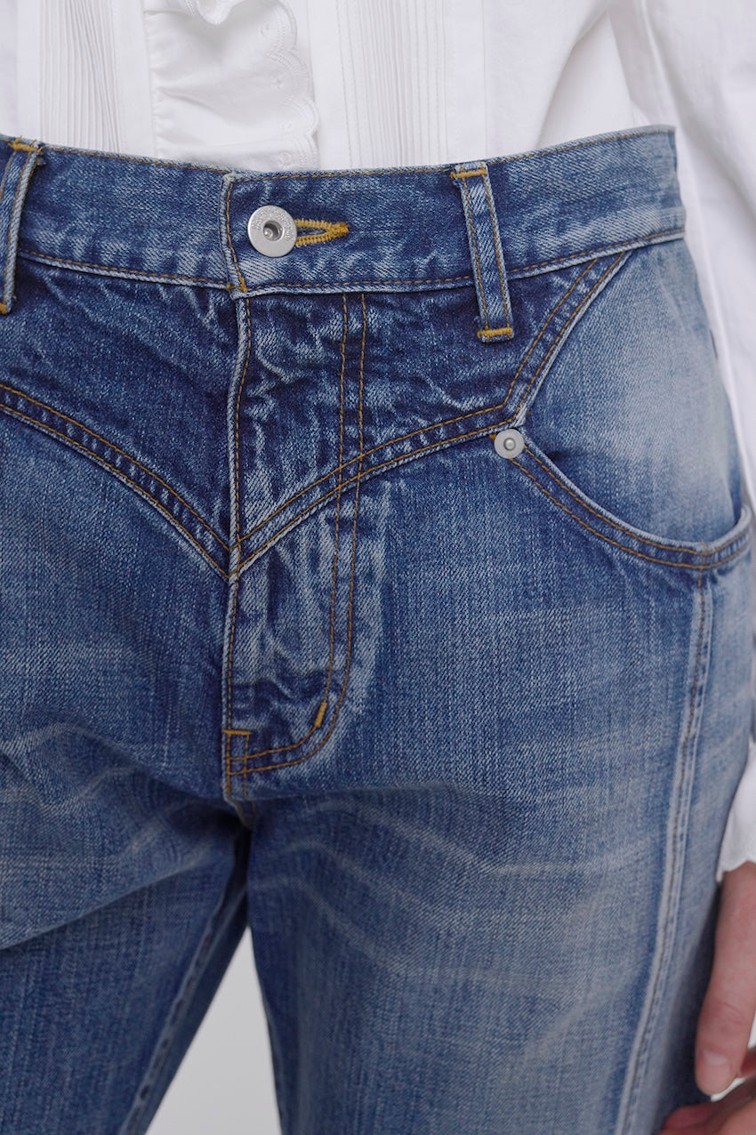 ORGANIC COTTON DENIM SLIM JEANS - FETICO