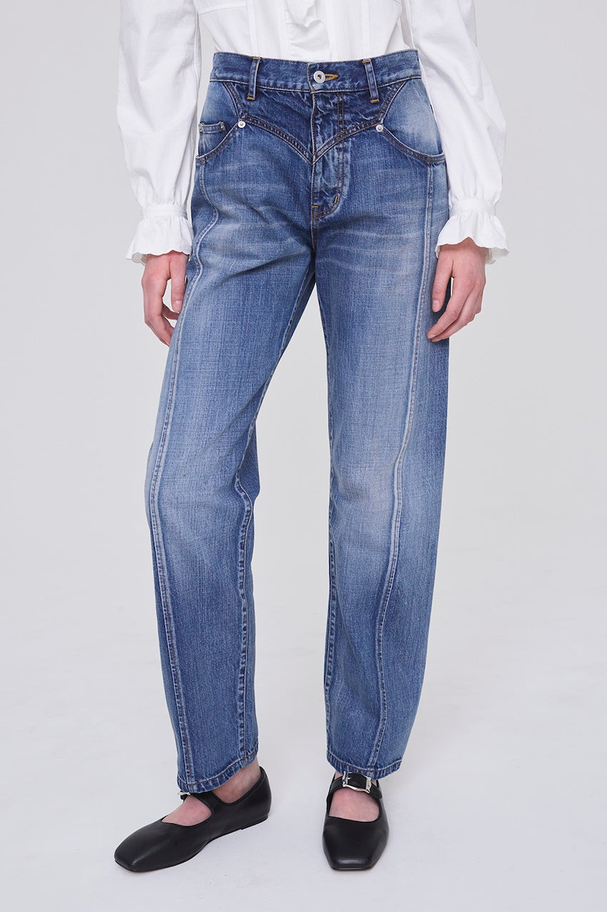 ORGANIC COTTON DENIM SLIM JEANS - FETICO