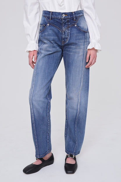 ORGANIC COTTON DENIM SLIM JEANS - FETICO