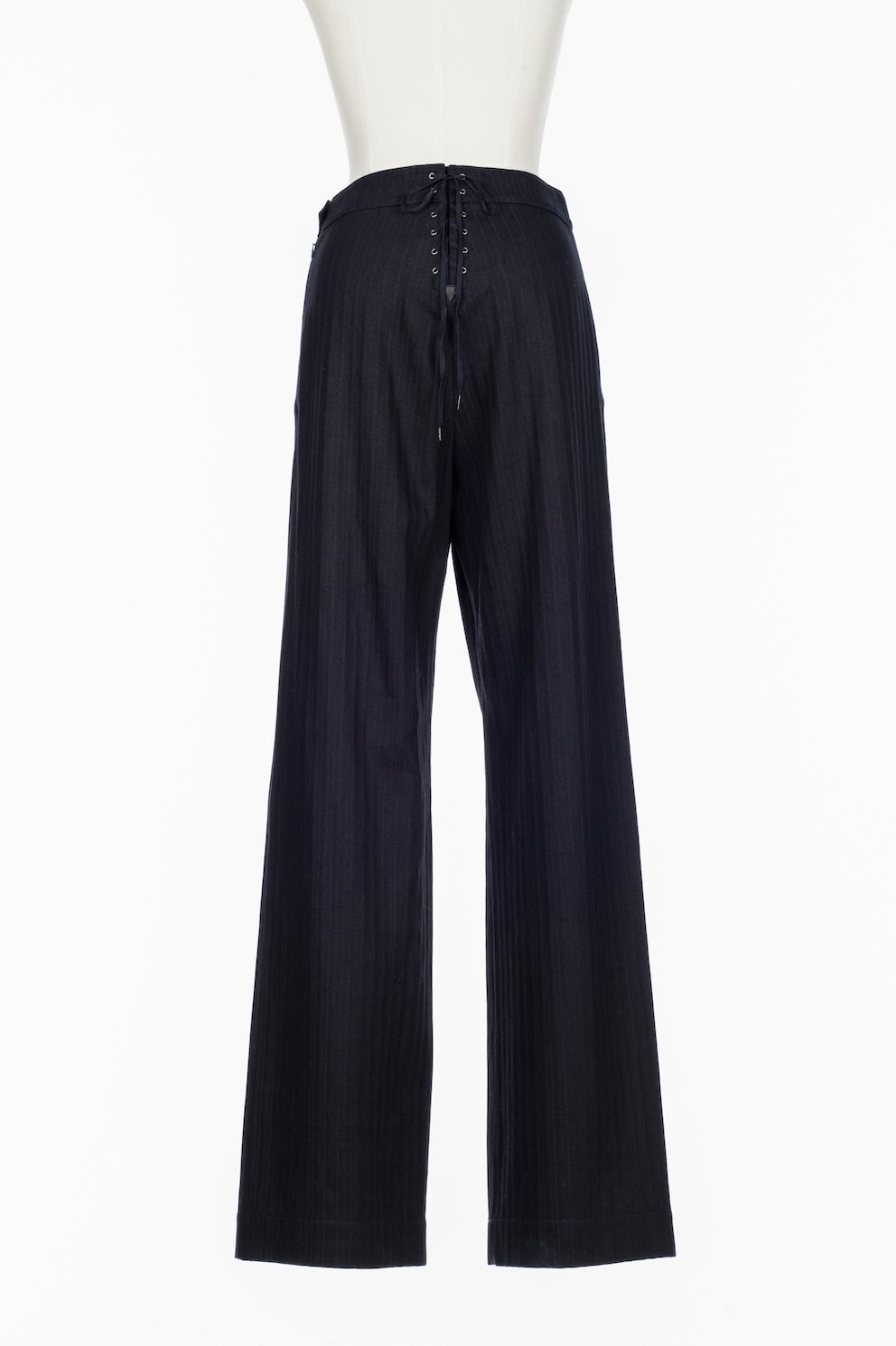STRIPE JAQUARD DENIM SAILOR TROUSERS - FETICO