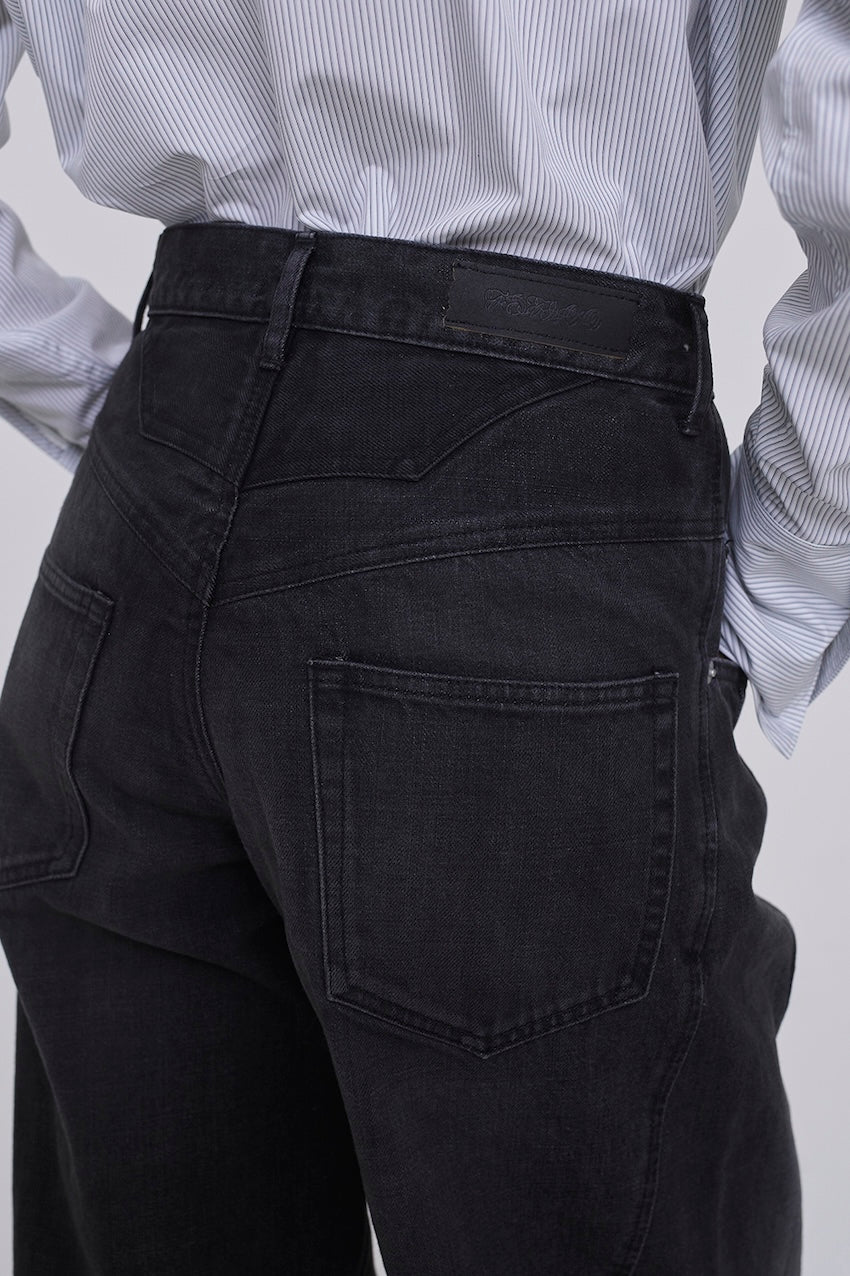 ORGANIC COTTON DENIM STRAIGHT JEANS - FETICO