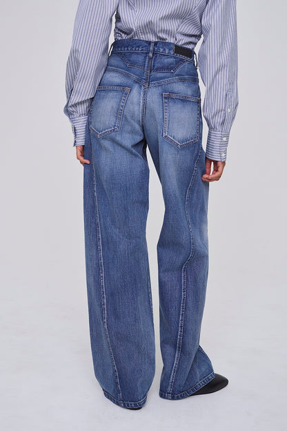 ORGANIC COTTON DENIM STRAIGHT JEANS - FETICO