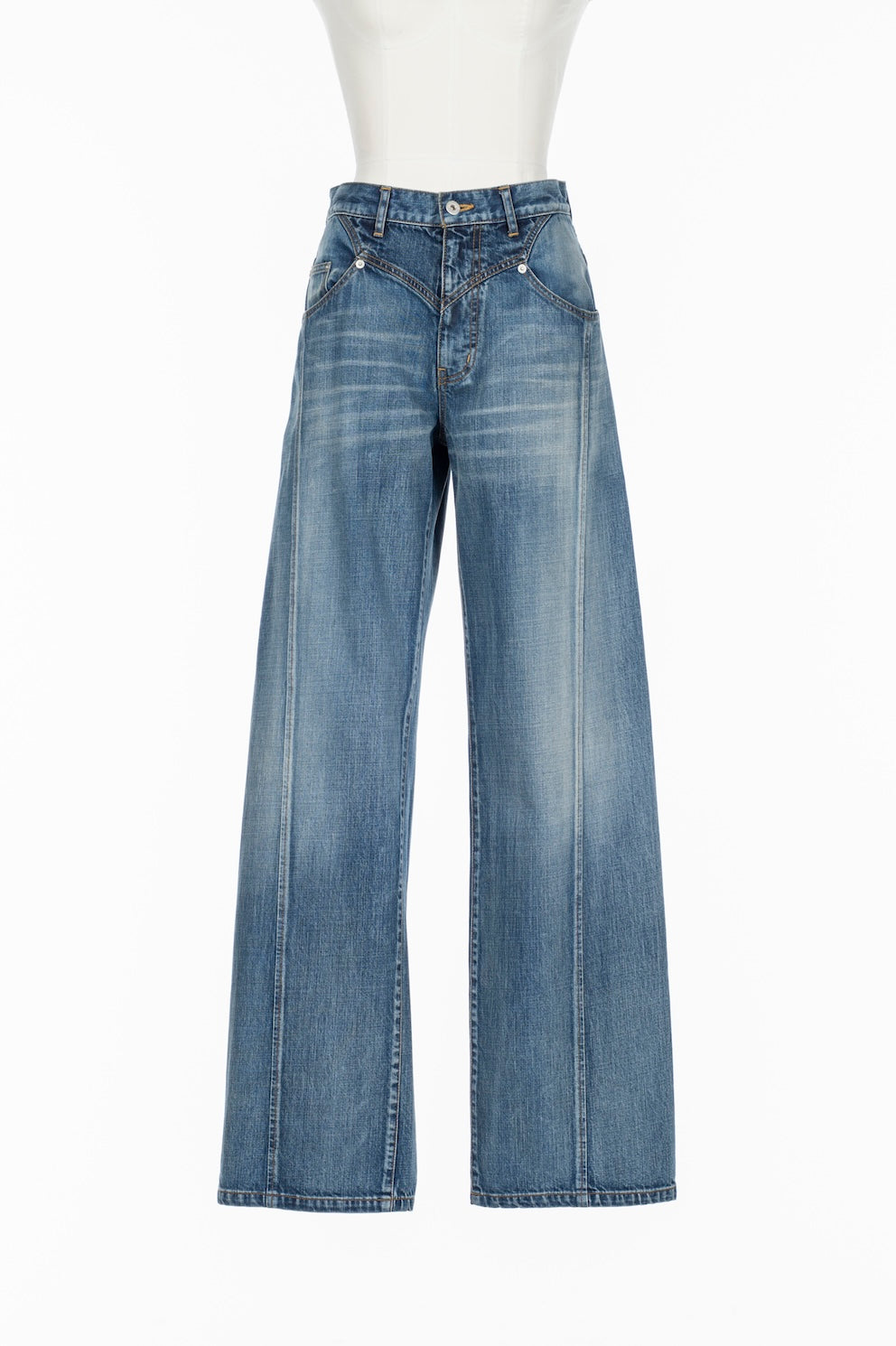 ORGANIC COTTON DENIM STRAIGHT JEANS - FETICO