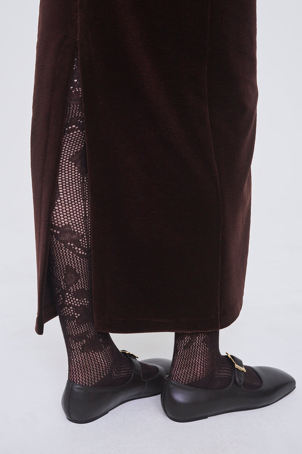 WOOL LACE KNIT TIGHTS - FETICO