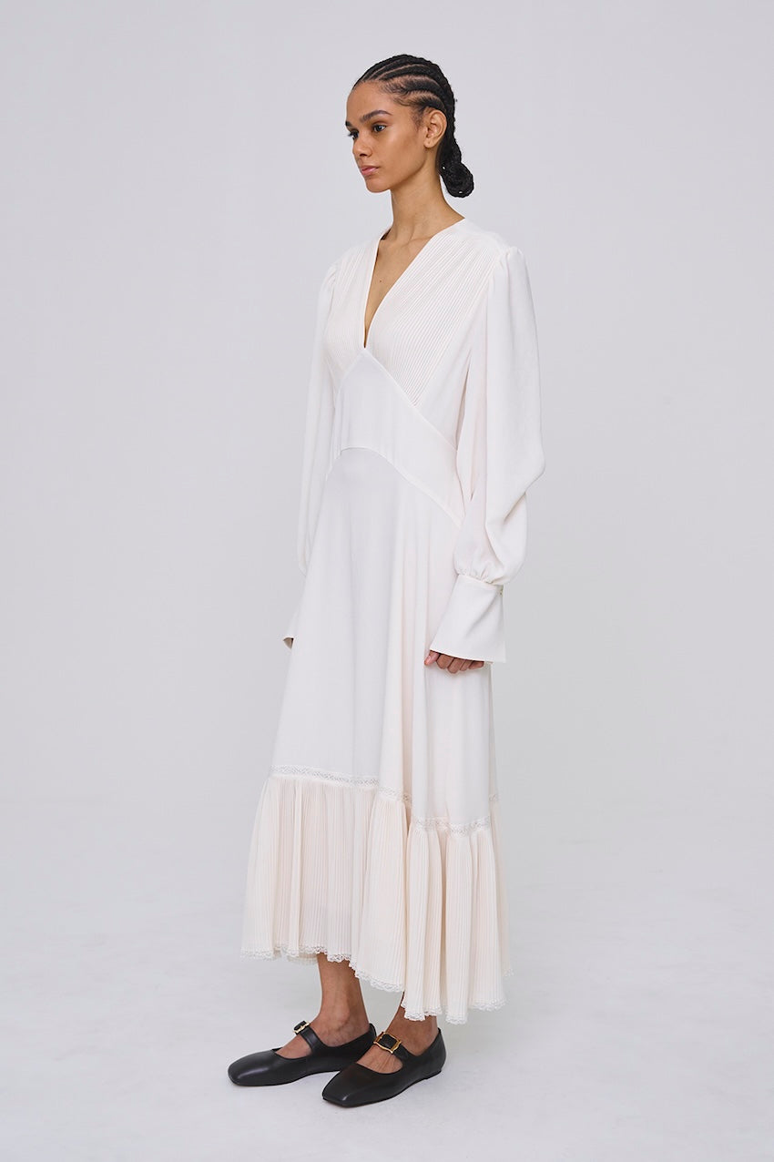 GEORGETTE PLEATED DRESS - FETICO