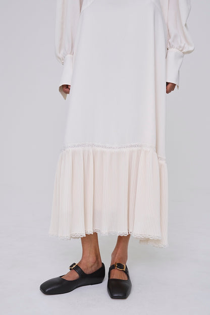 GEORGETTE PLEATED DRESS - FETICO