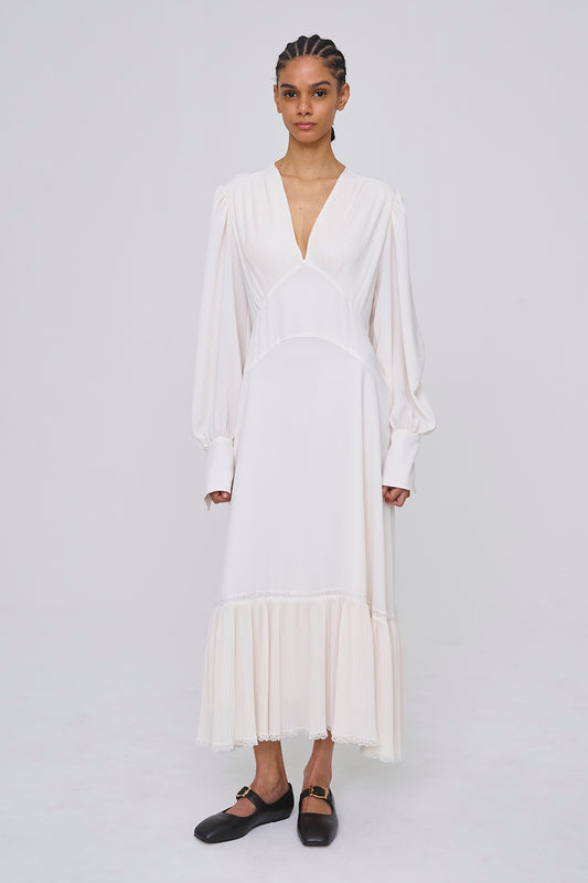 GEORGETTE PLEATED DRESS - FETICO