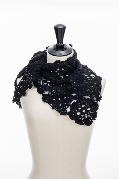 MOTIF CROCHET SCARF - FETICO