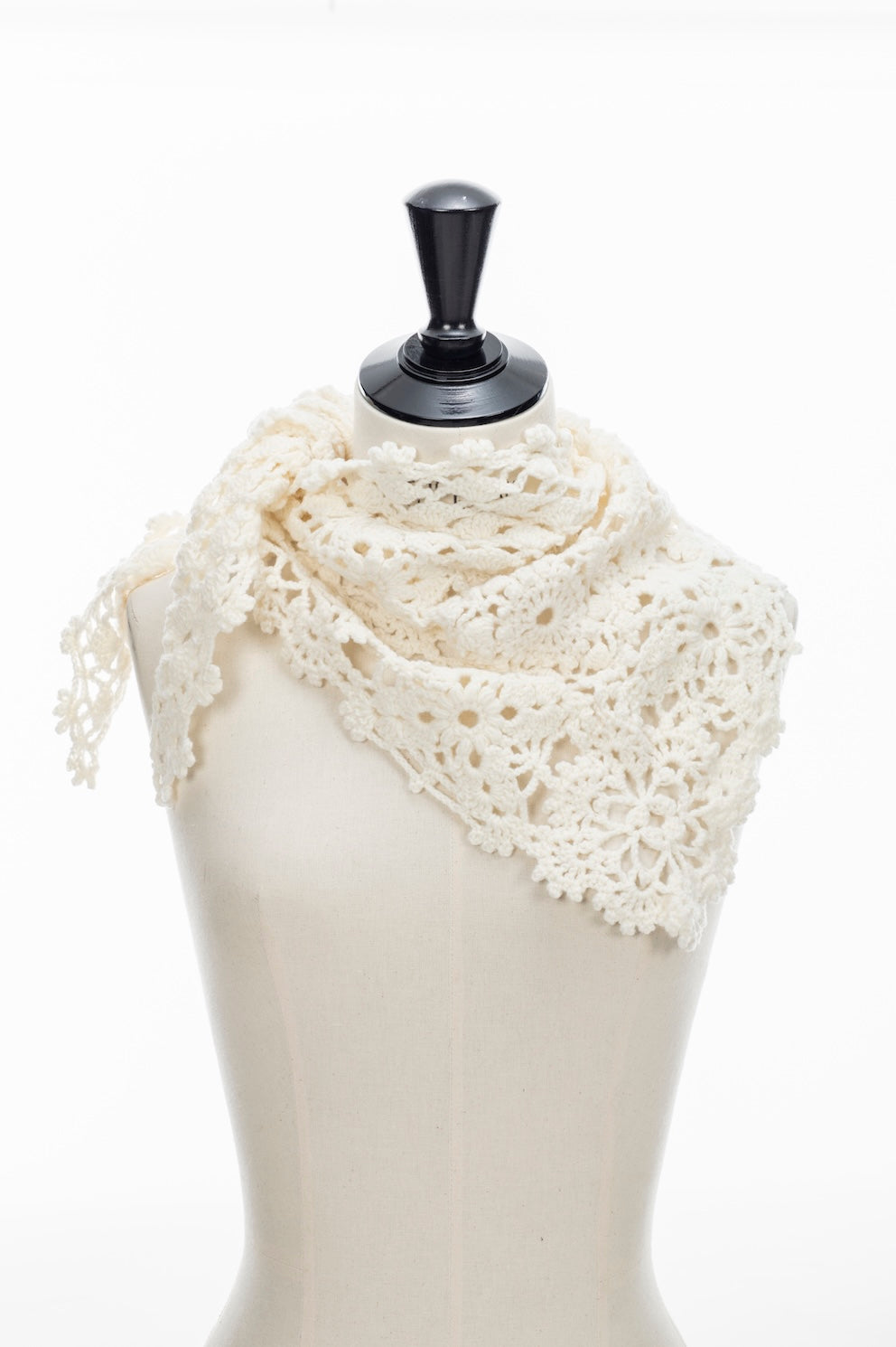 MOTIF CROCHET SCARF - FETICO