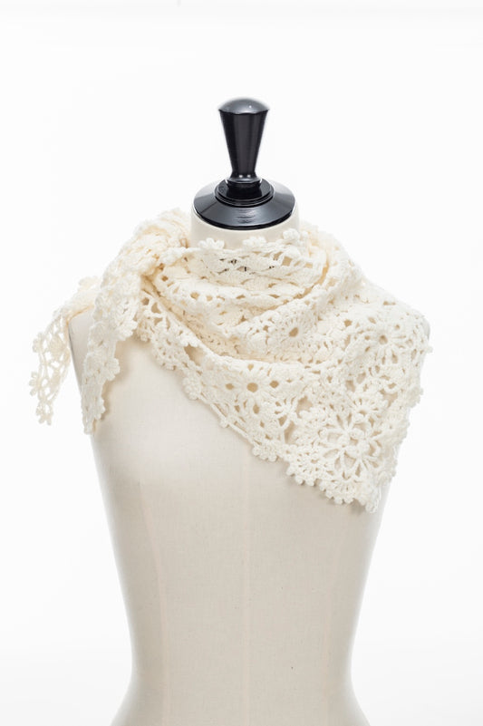 MOTIF CROCHET SCARF - FETICO