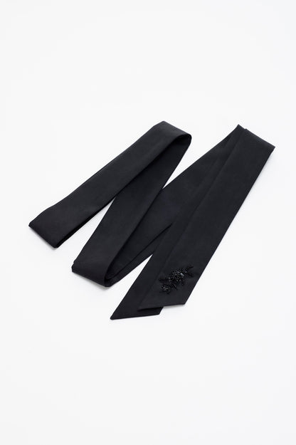 BEADED FLOWER TIE - FETICO