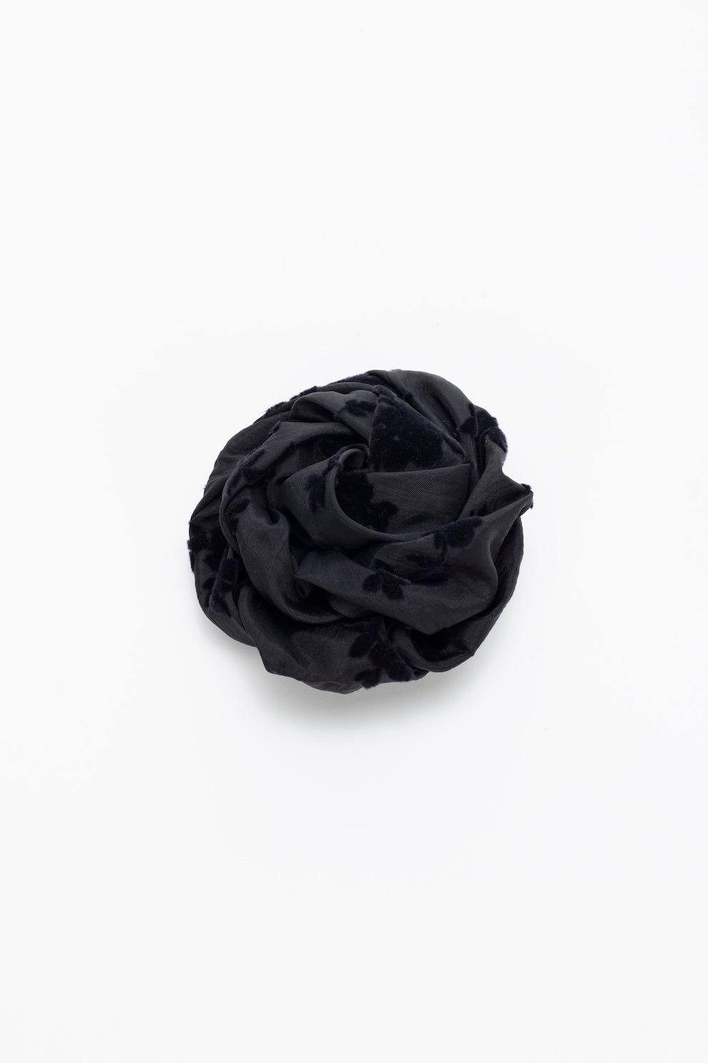 FLOCKED ROSE BARRETTE - FETICO