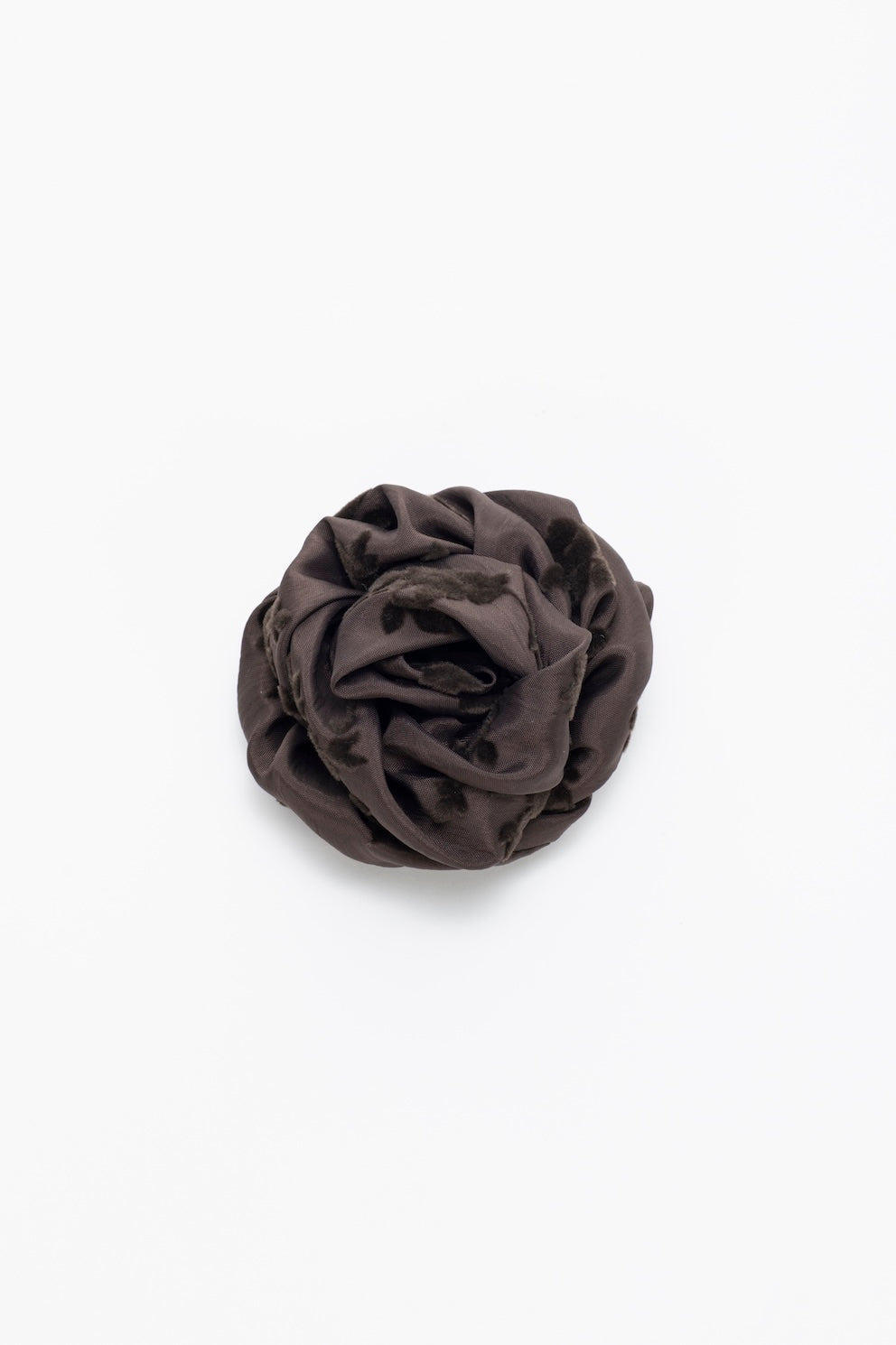 FLOCKED ROSE BARRETTE - FETICO