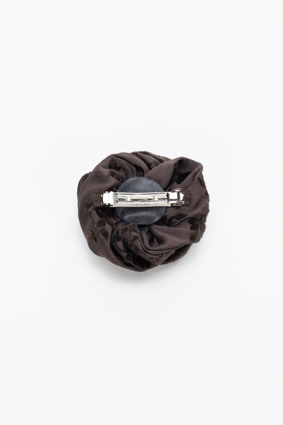 FLOCKED ROSE BARRETTE - FETICO