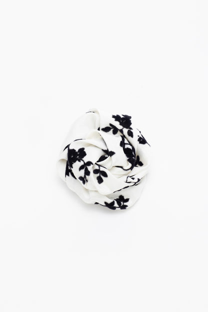 FLOCKED ROSE BARRETTE - FETICO