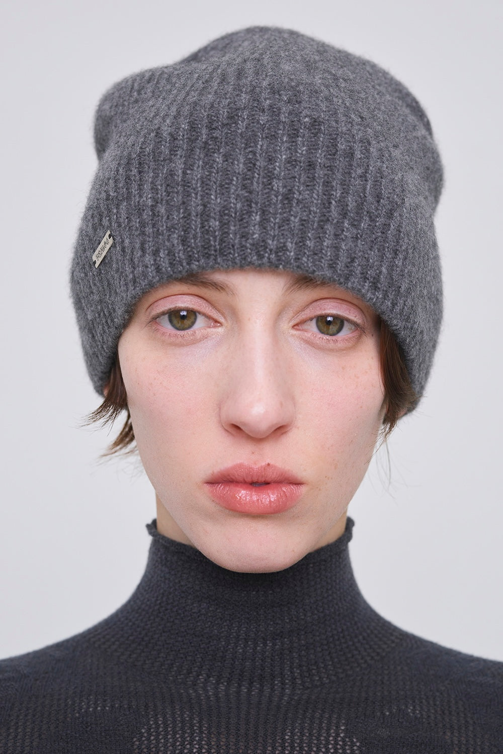 FOX BLEND RIB KNIT BEANIE - FETICO
