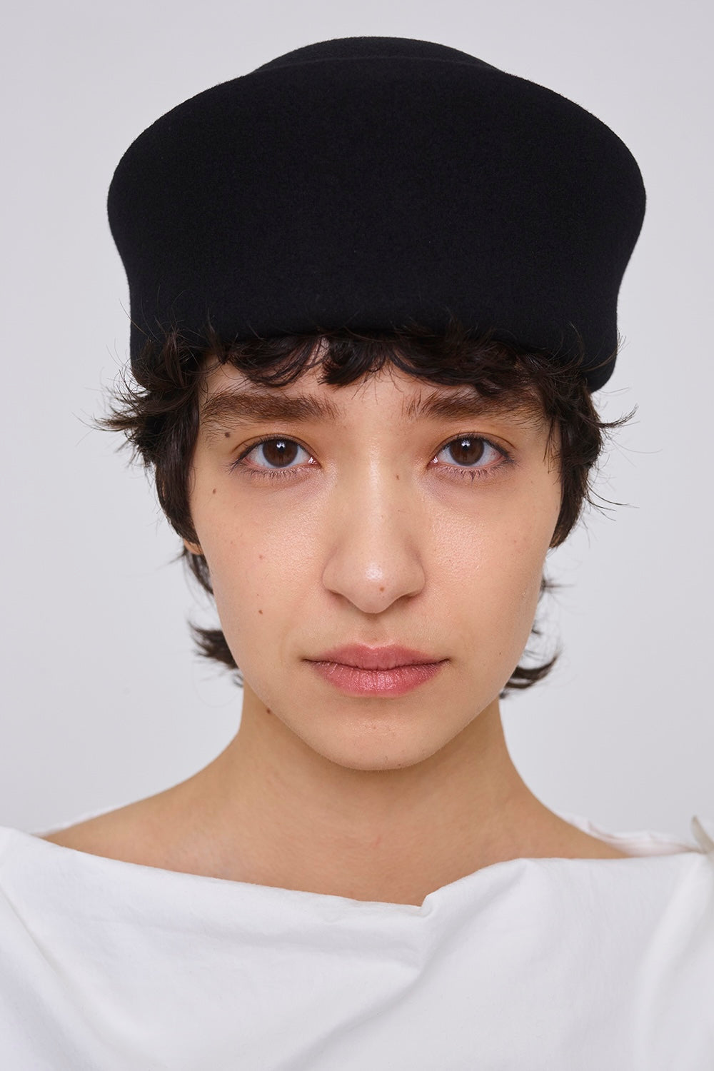 WOOL PILLBOX HAT - FETICO
