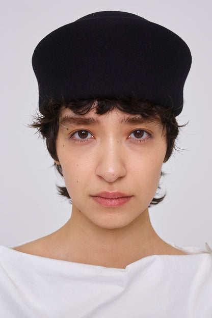 WOOL PILLBOX HAT - FETICO