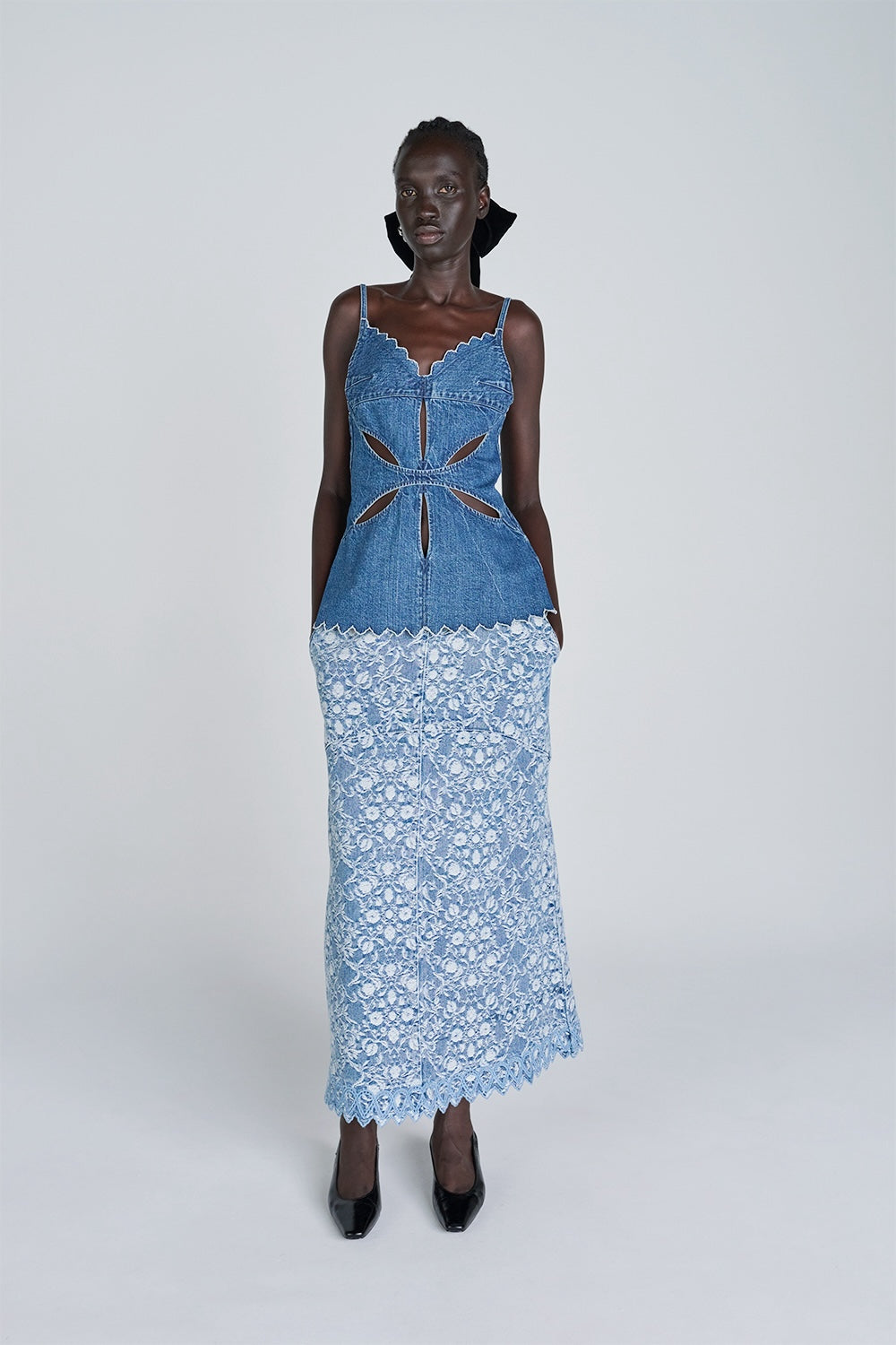 ORGANIC DENIM CUT OUT BUSTIER – FETICO Official Online Shop