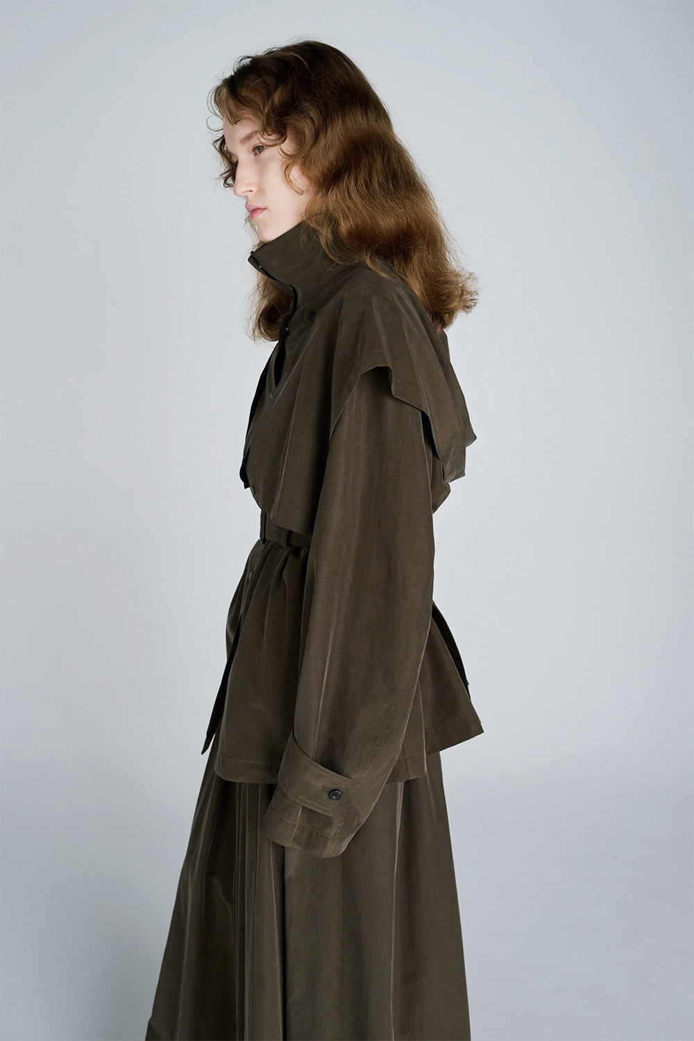 POWDERY WEATHER CAPE JACKET - FETICO