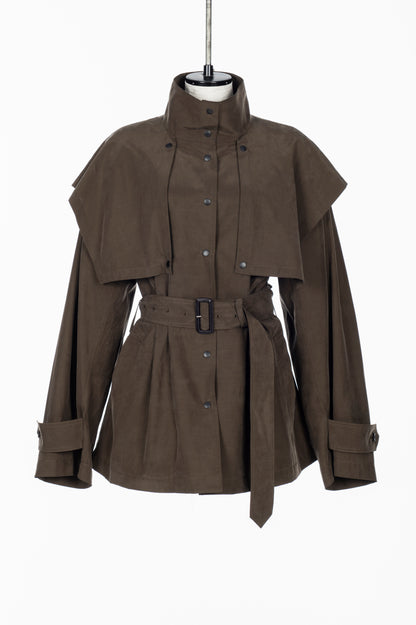 POWDERY WEATHER CAPE JACKET - FETICO