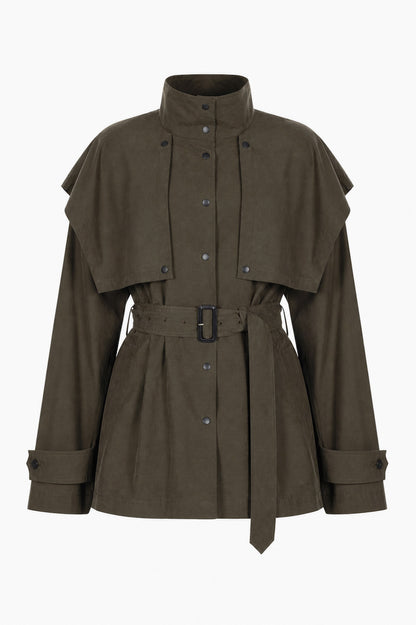 POWDERY WEATHER CAPE JACKET - FETICO