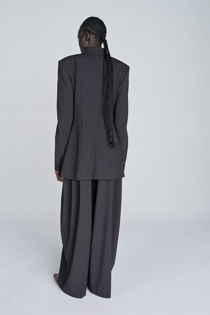 FINE WOOL DOUBLE BREASTED JACKET - FETICO