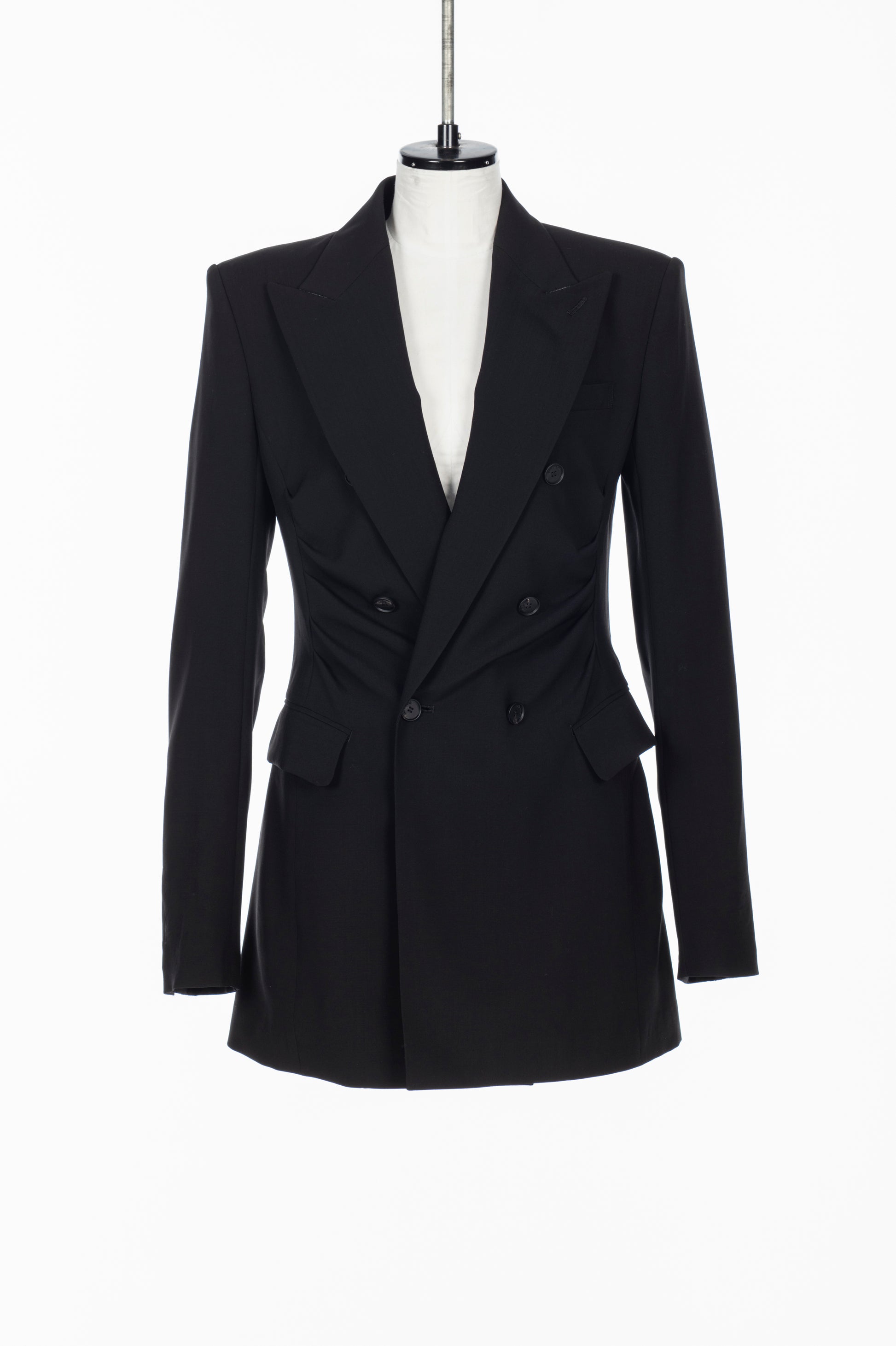 FINE WOOL DOUBLE BREASTED JACKET - FETICO