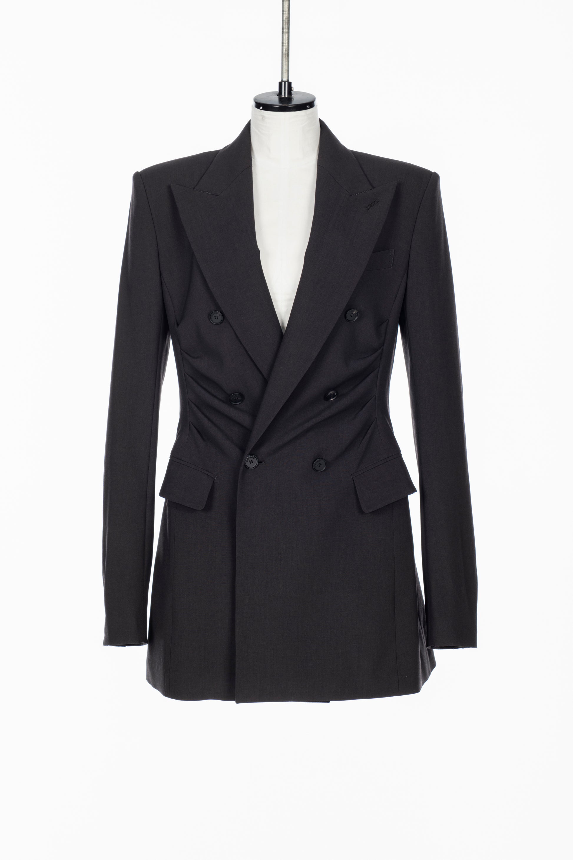 FINE WOOL DOUBLE BREASTED JACKET - FETICO