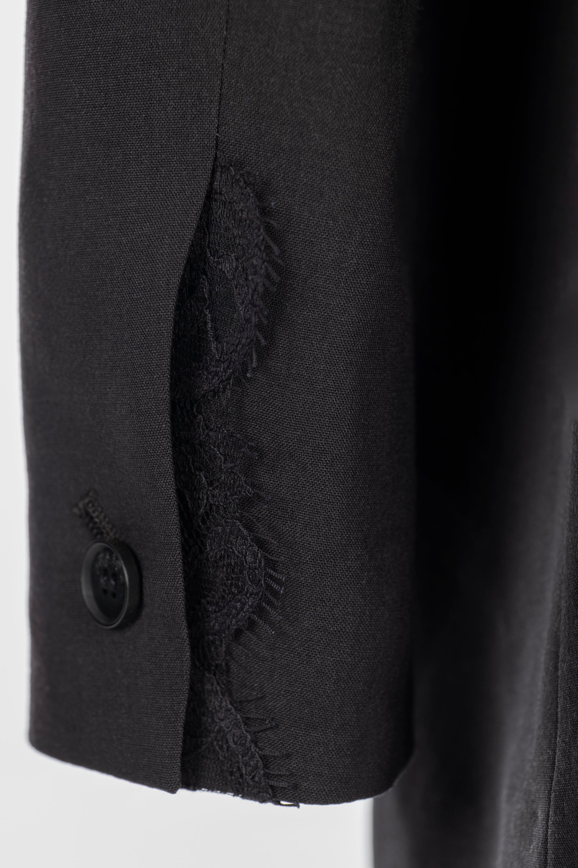 FINE WOOL DOUBLE BREASTED JACKET - FETICO