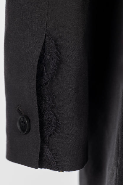 FINE WOOL DOUBLE BREASTED JACKET - FETICO