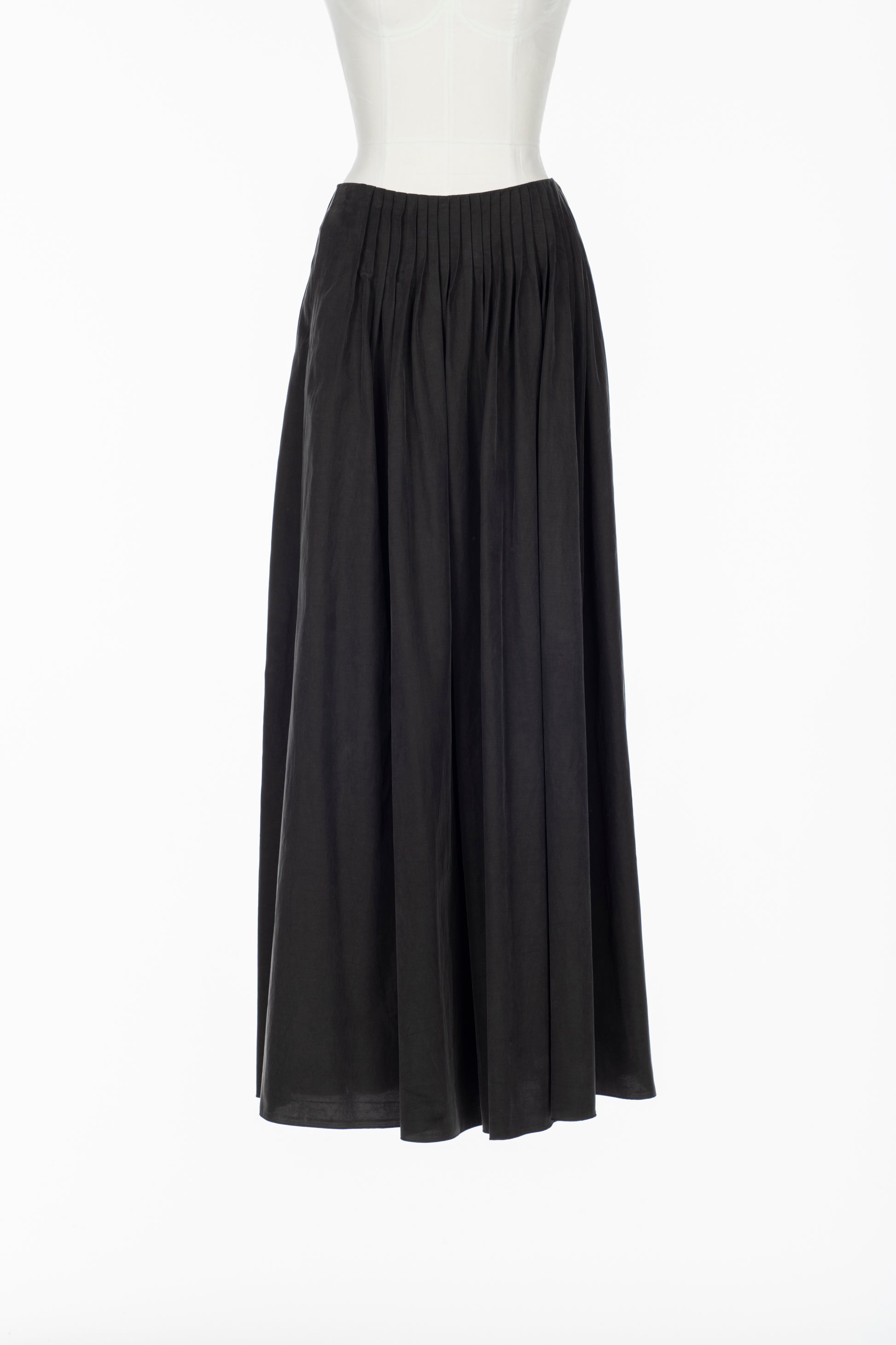 POWDERY WEATHER PINTUCK MAXI SKIRT - FETICO