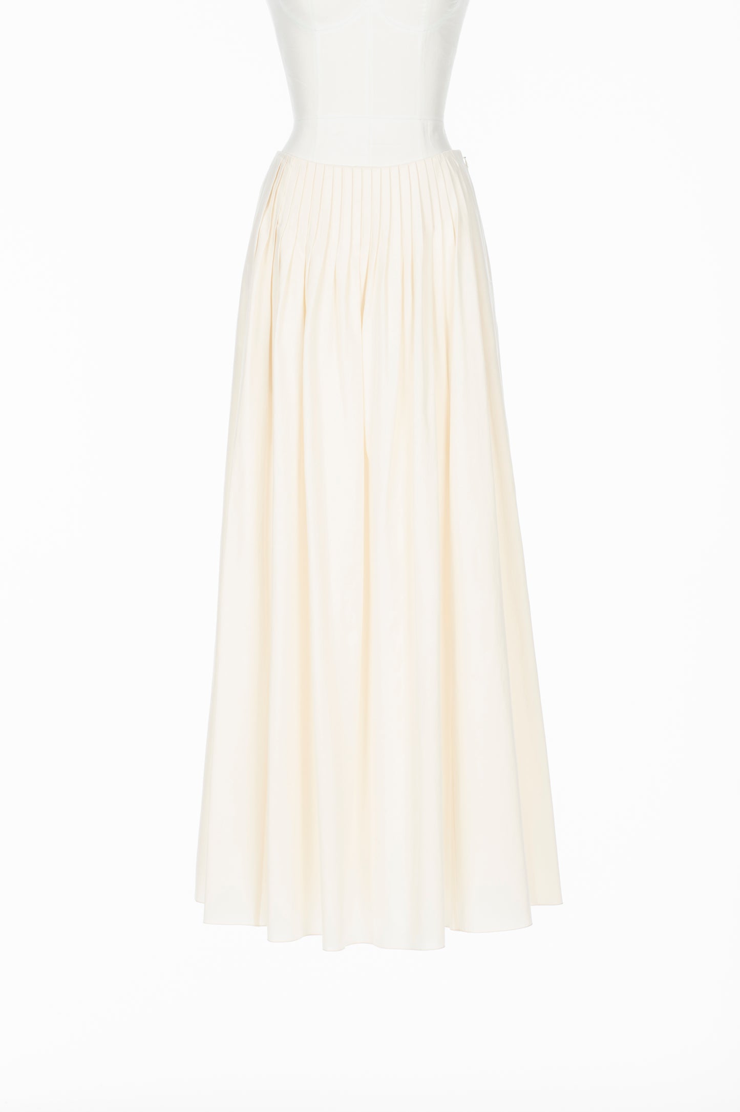 POWDERY WEATHER PINTUCK MAXI SKIRT - FETICO