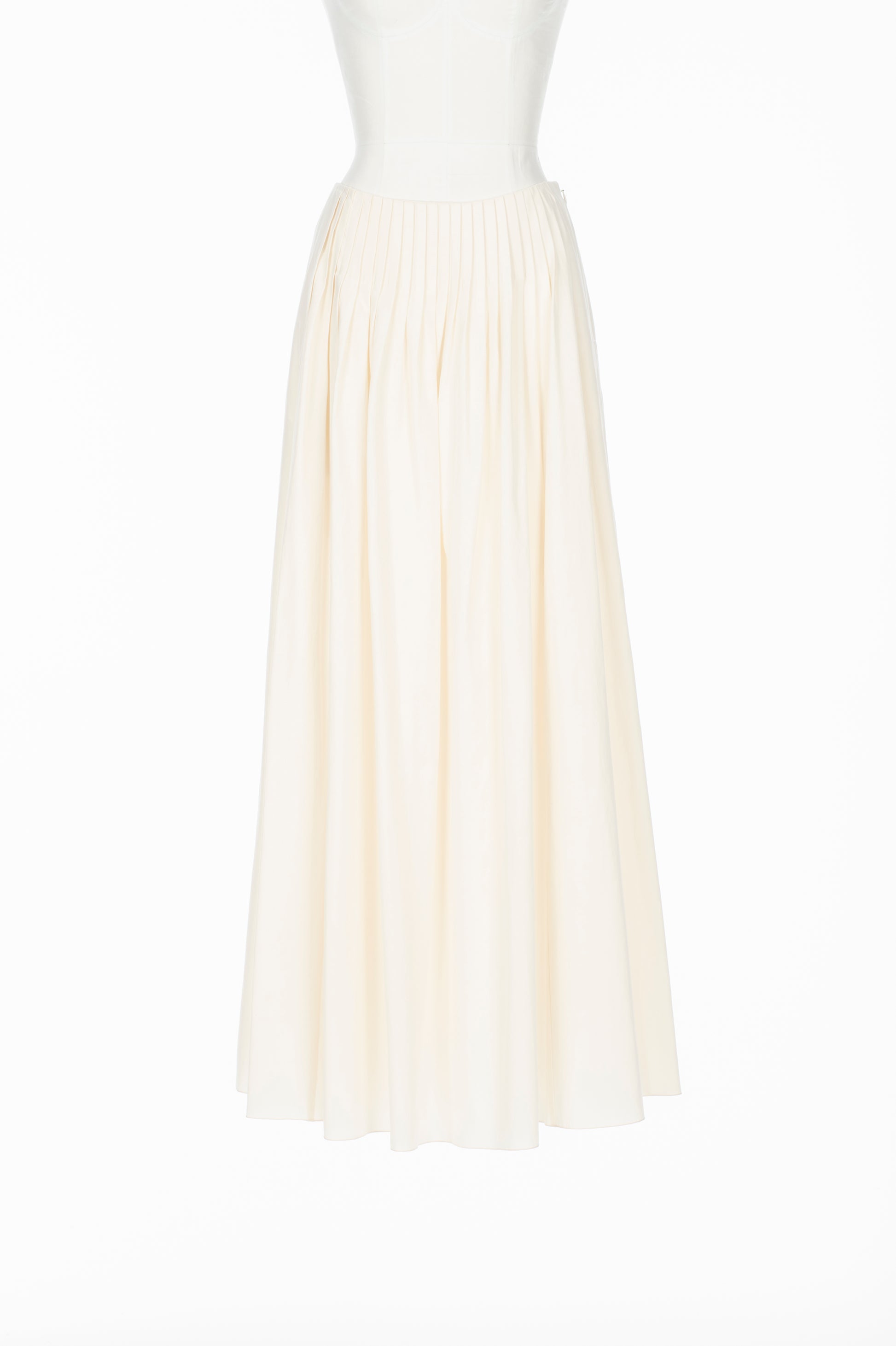 POWDERY WEATHER PINTUCK MAXI SKIRT - FETICO