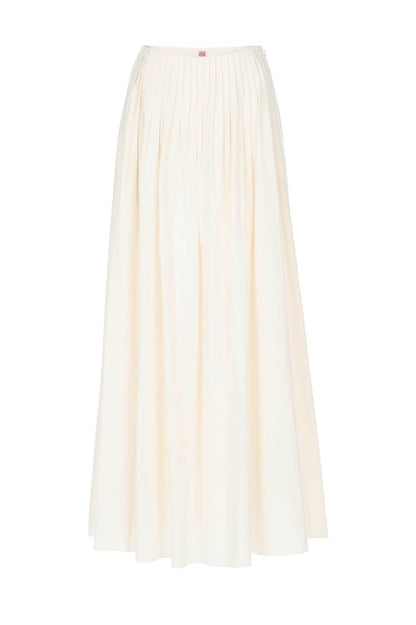 POWDERY WEATHER PINTUCK MAXI SKIRT - FETICO