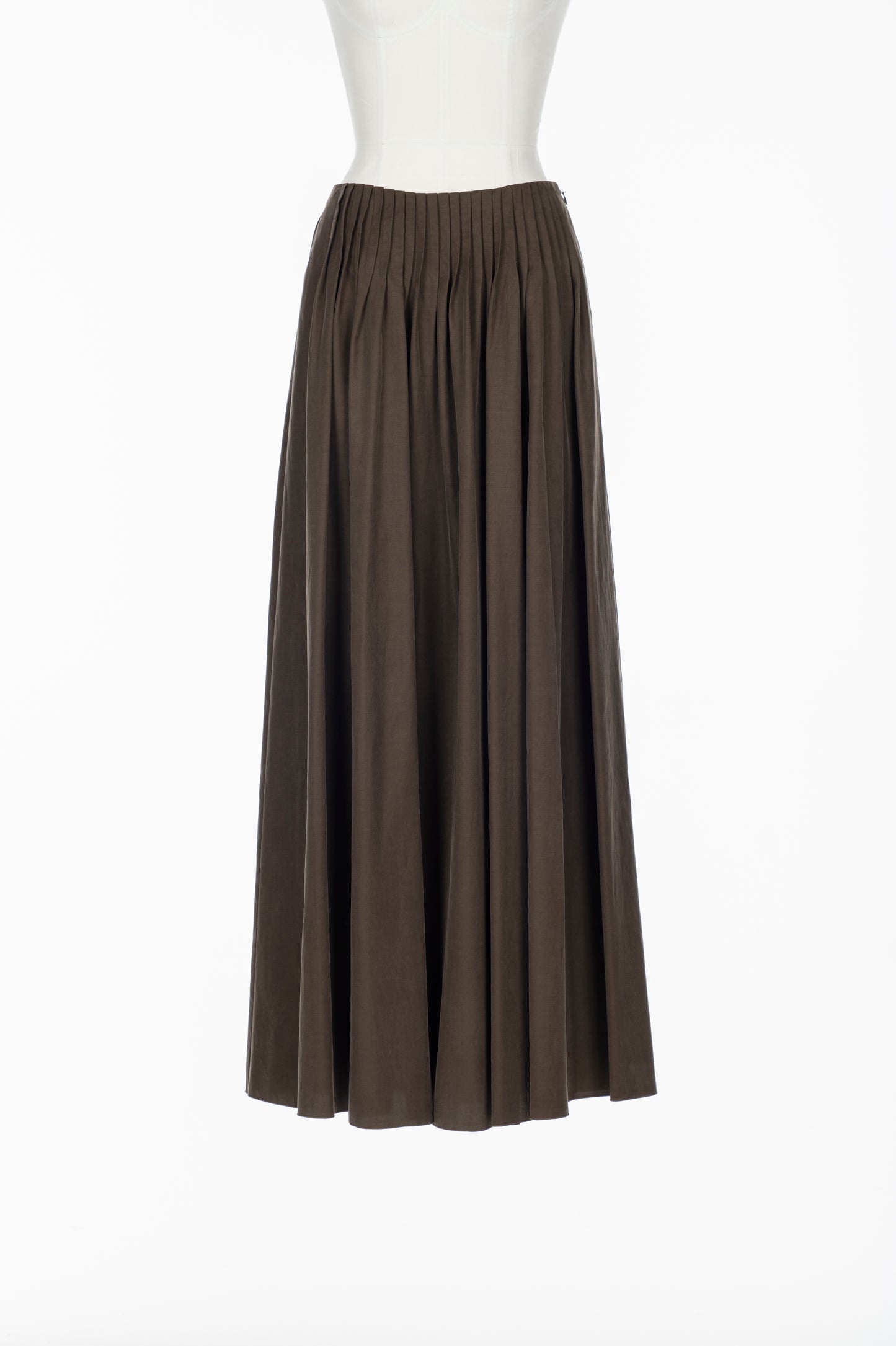 POWDERY WEATHER PINTUCK MAXI SKIRT - FETICO