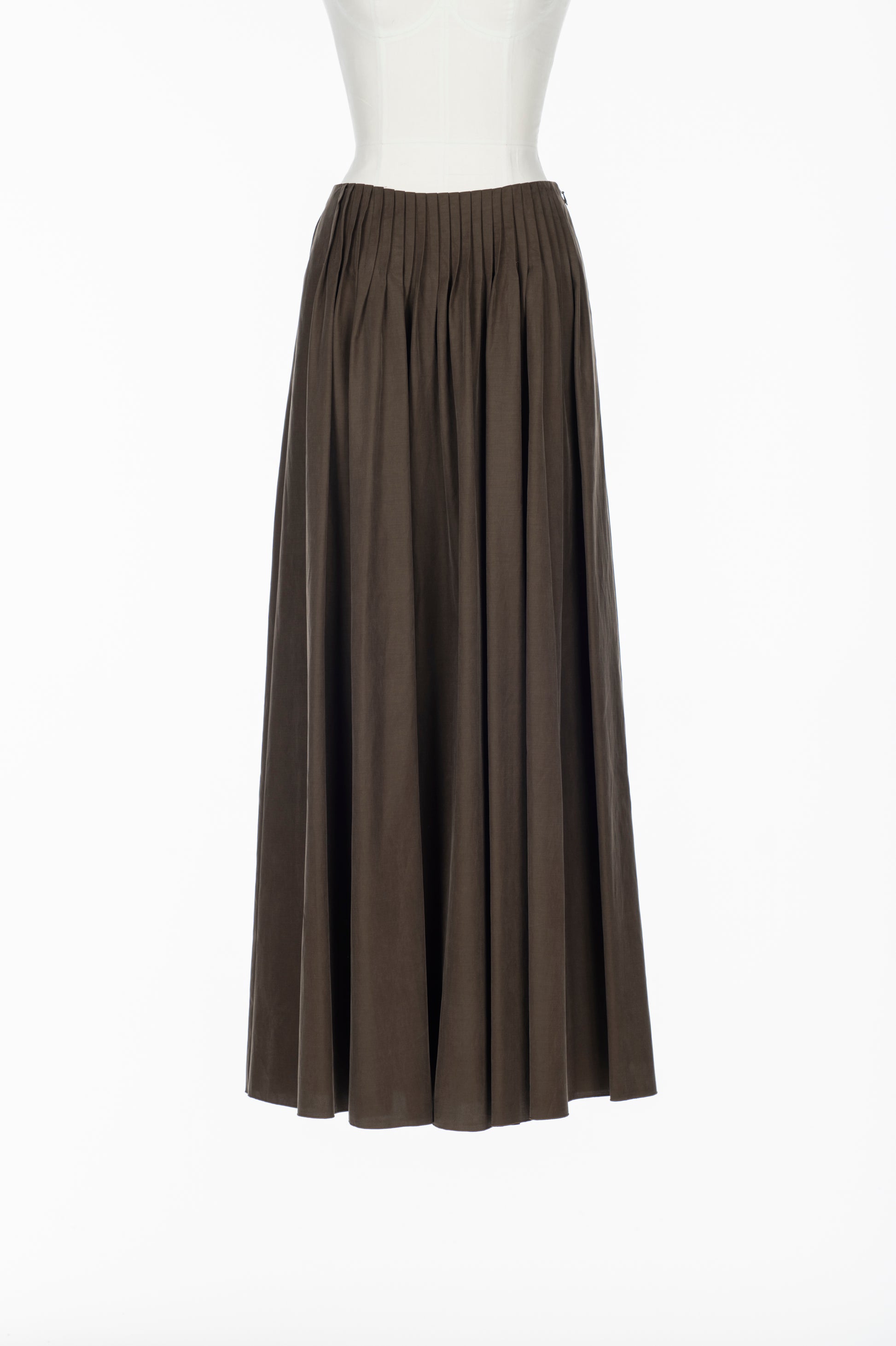 POWDERY WEATHER PINTUCK MAXI SKIRT - FETICO