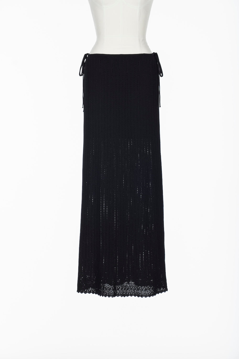LACE KNIT LONG SKIRT - FETICO