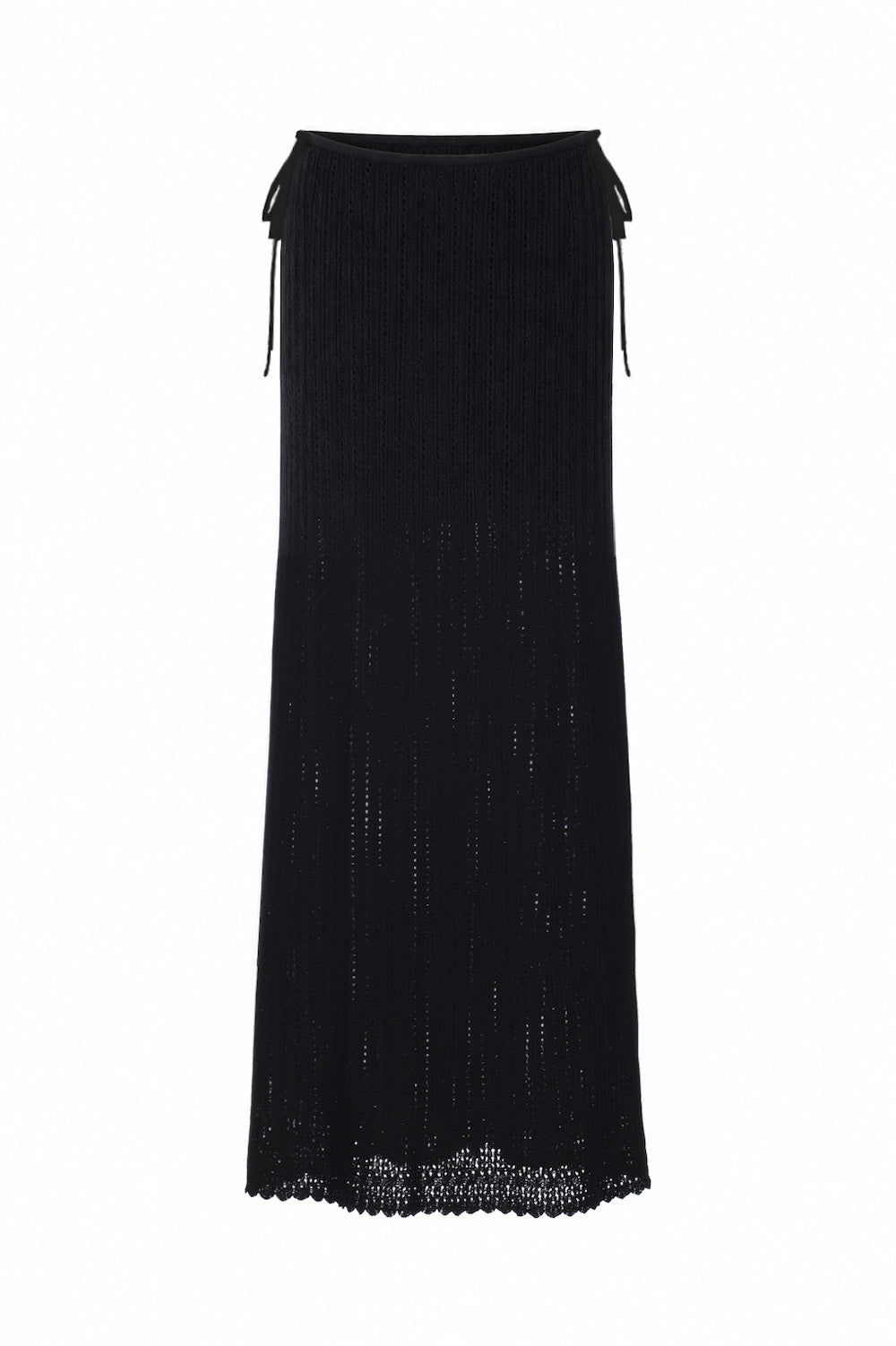 LACE KNIT LONG SKIRT - FETICO