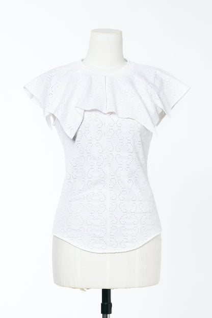 LACE JACQUARD TOP - FETICO