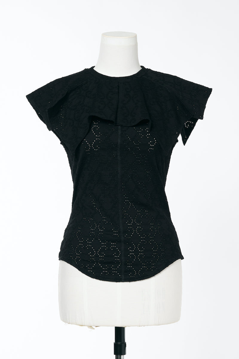 LACE JACQUARD TOP - FETICO