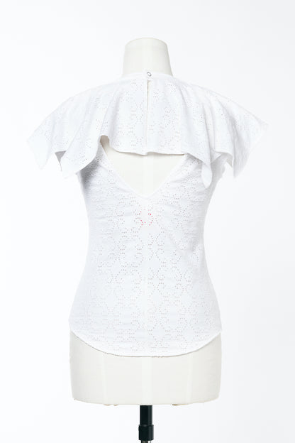 LACE JACQUARD TOP - FETICO