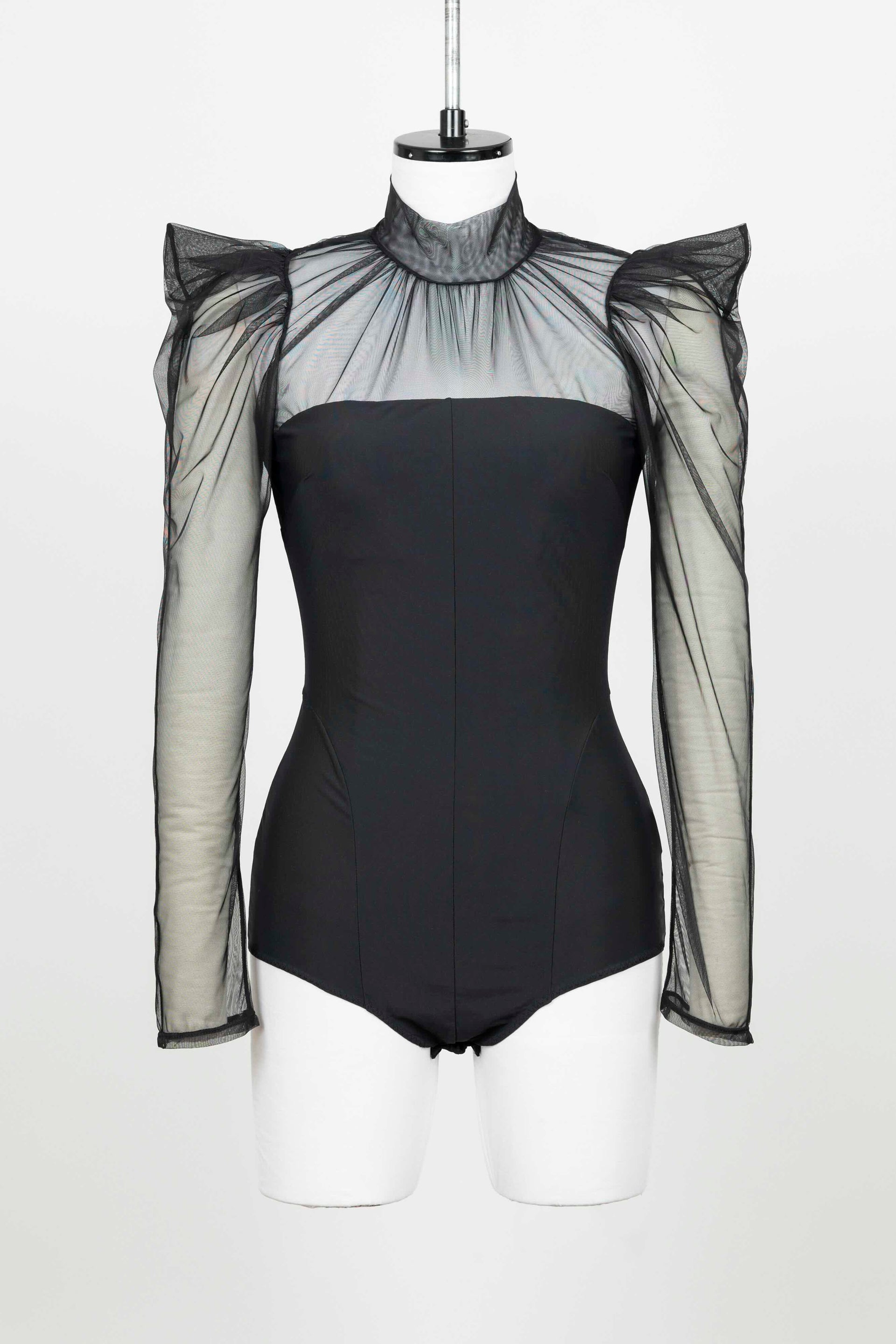 TULLE GATHERED BODYSUIT – FETICO Official Online Shop 