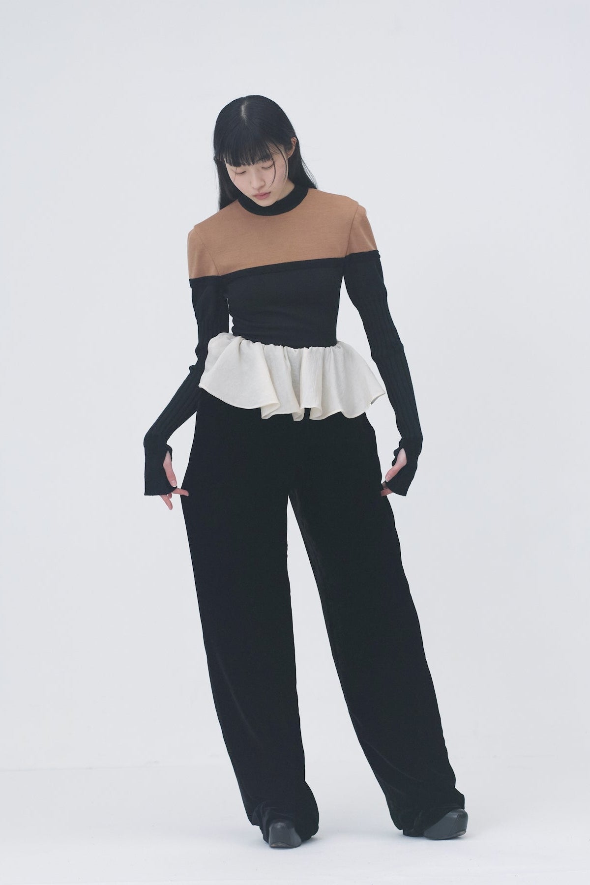 BI-COLOR KNIT BODYSUITS - FETICO