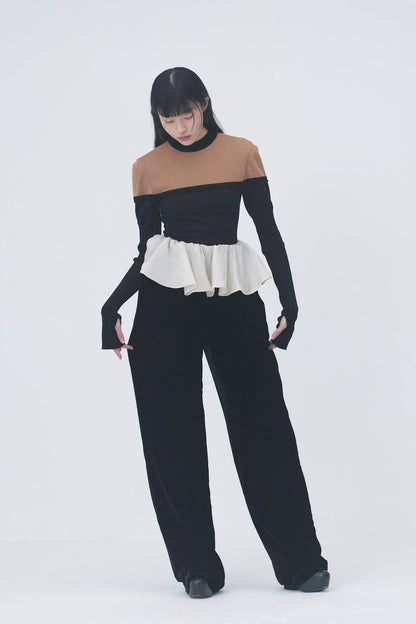 BI-COLOR KNIT BODYSUITS - FETICO