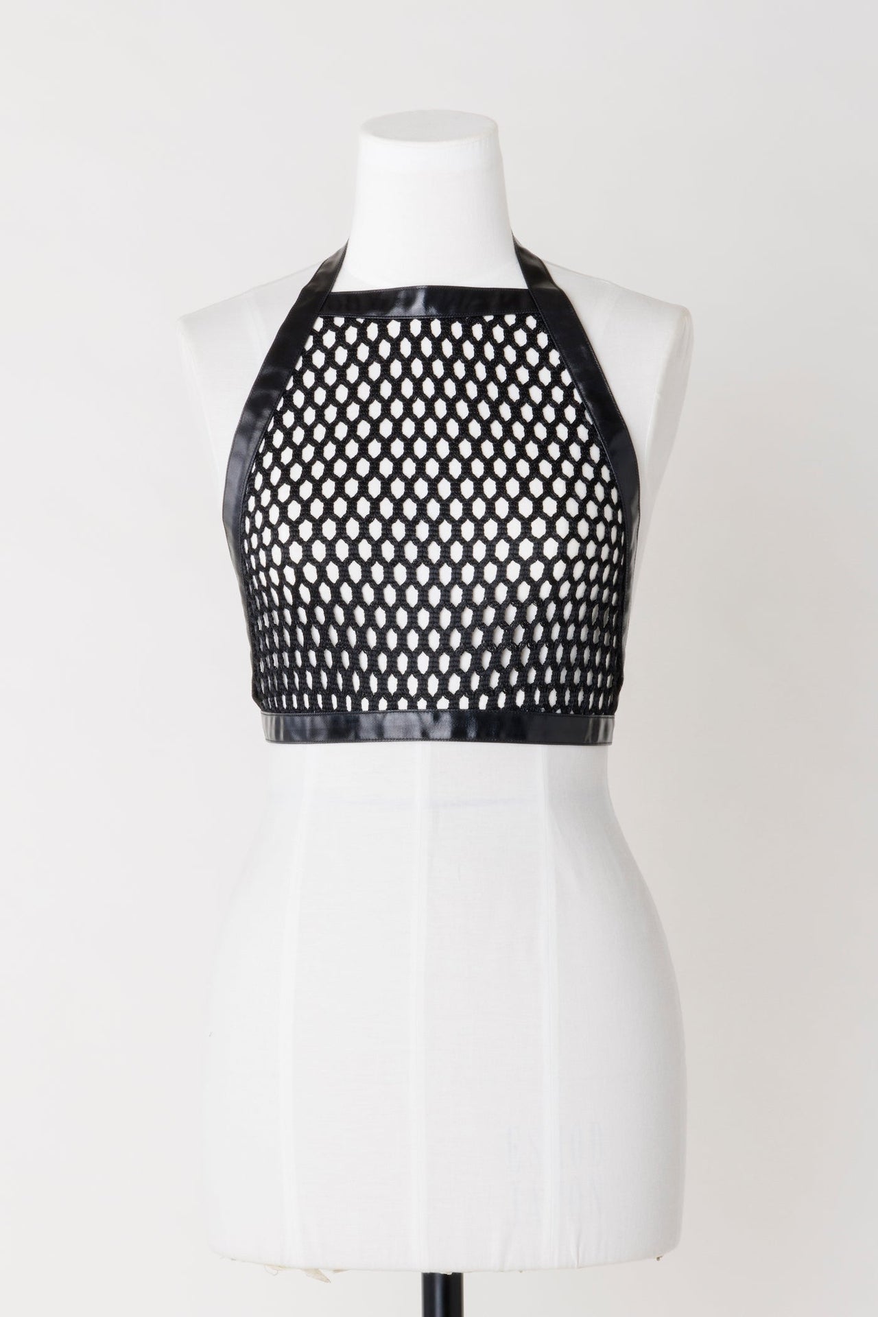 BELTED MESH TOP - FETICO