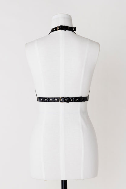 BELTED MESH TOP - FETICO