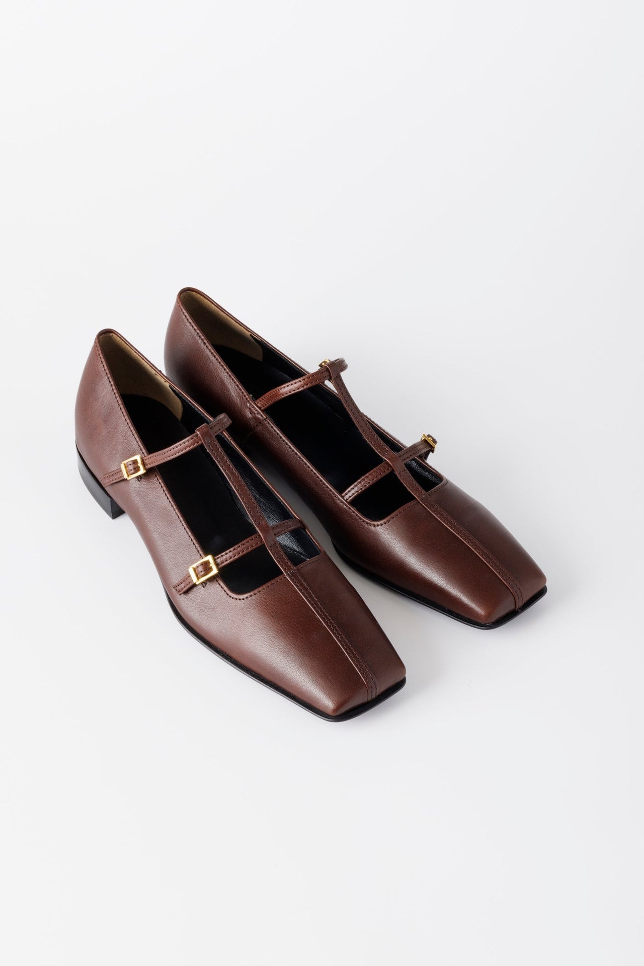 DOUBLE STRAP SQUARE PUMPS - FETICO