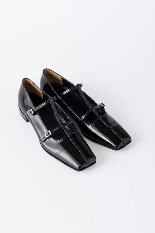 DOUBLE STRAP SQUARE PUMPS - FETICO