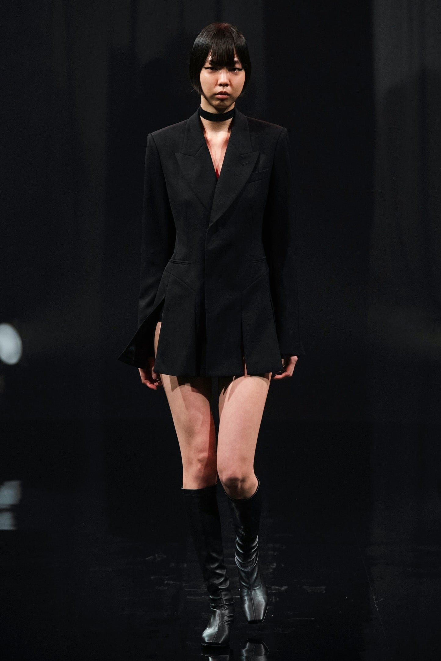 WOOL GABARDINE SLIT JACKET - FETICO